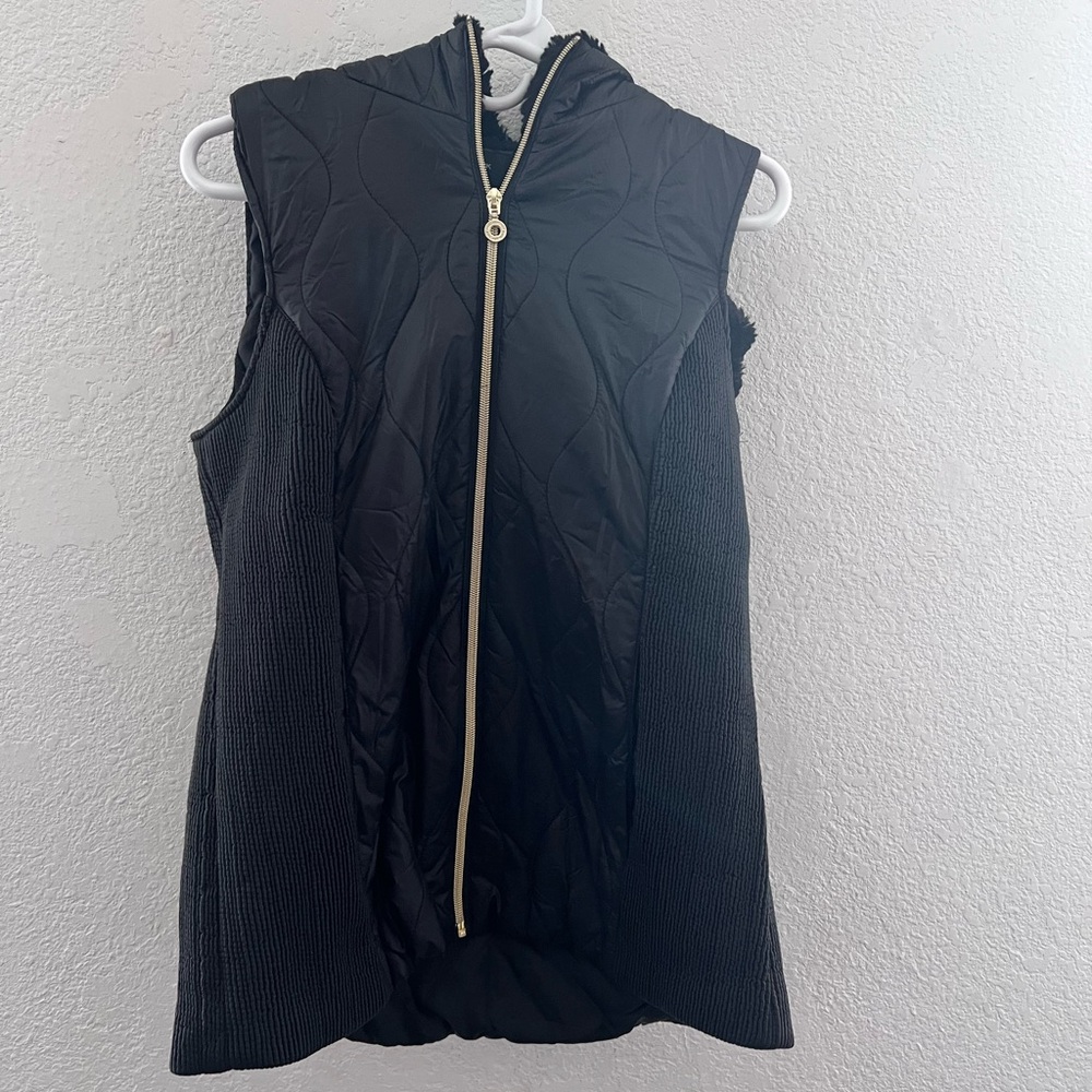 Marc New York Black Quilted Vest
